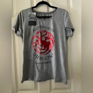 NWT Women’s HBO Game of Thrones Mother of Dragons Graphic T-Shirt  size XL